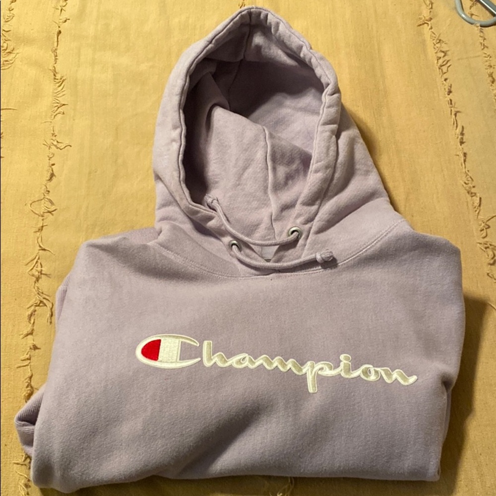 Purple Champion hoodie